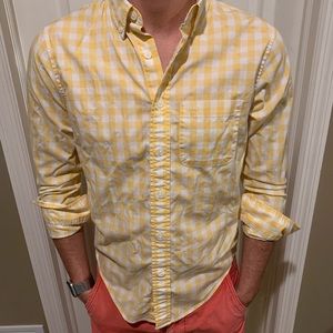 Abercrombie & Fitch - Yellow & White Shirt